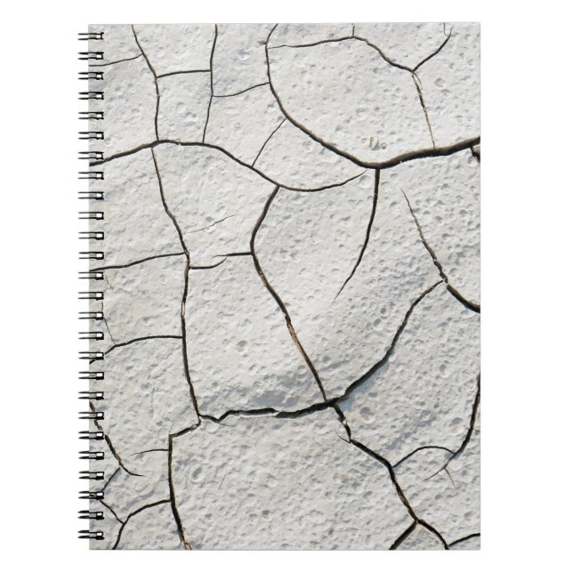 Cracked Earth Dirt Cool Textur Notizblock (Vorderseite)