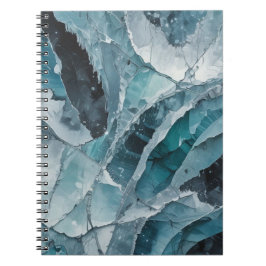Cracked Ice Muster | Notizbuch Journal Notizblock