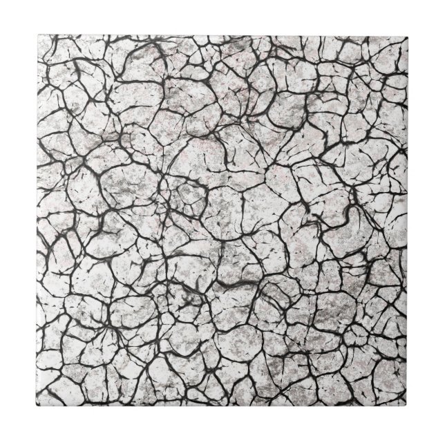 Cracked Marble Digital Pattern Fliese (Vorderseite)