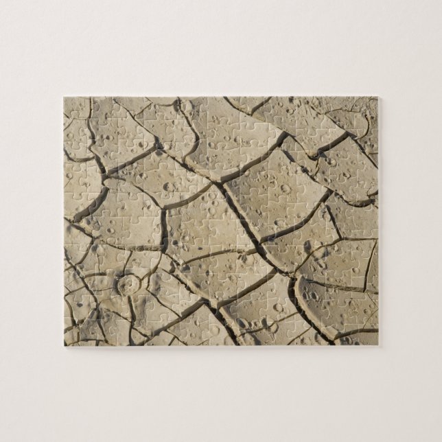 Cracked Mud Formation im Talboden von 2 Puzzle (Horizontal)
