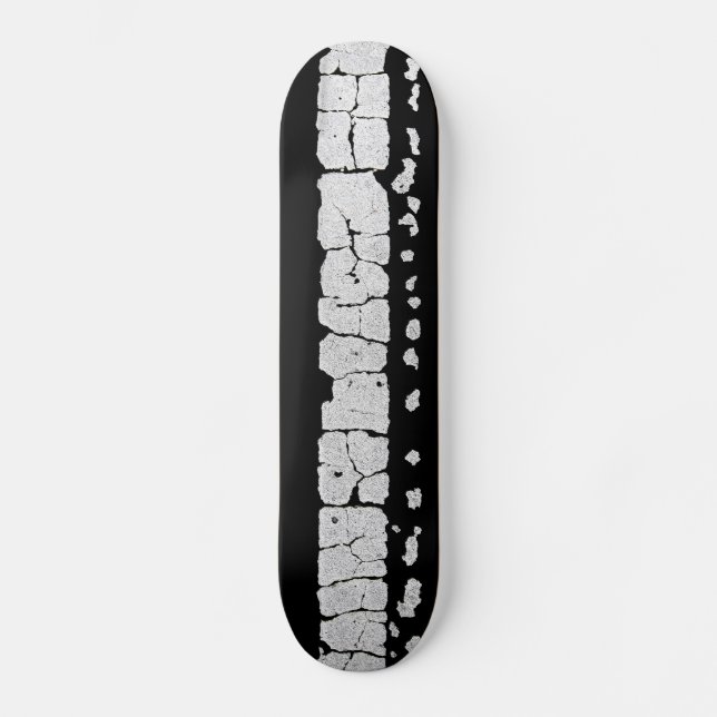 Cracked Road Paint Skateboard (Vorderseite)