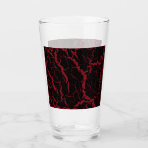 Cracked Space Lava - Burgund Glas