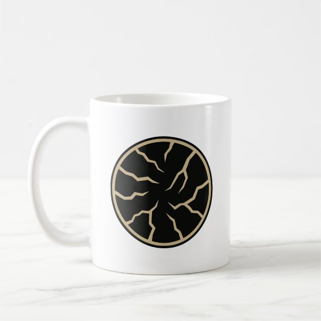 Cracked Surface Graphics Classic Mug Kaffeetasse (Links)