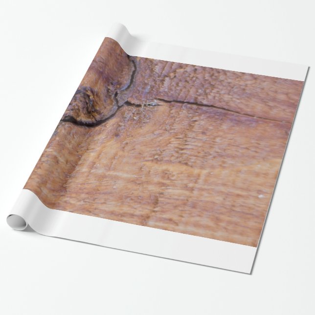 Cracked Wood Geschenkpapier (Ungerollt)