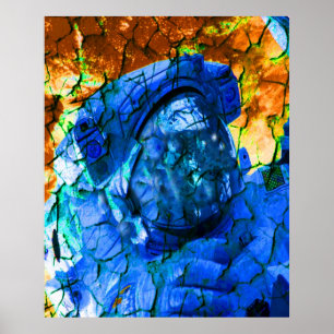 Cracker Astronaut Poster