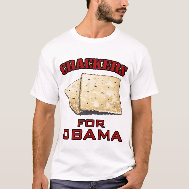Cracker für Obama T-Shirt (Vorderseite)