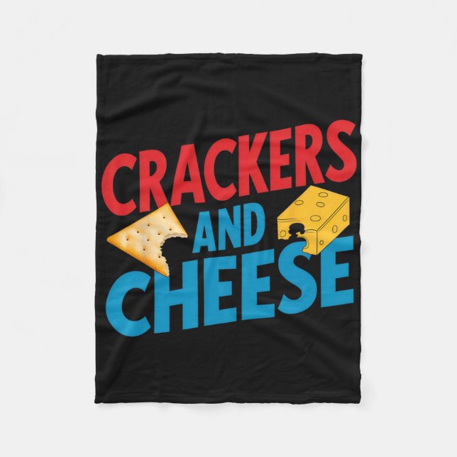 Cracker und Käse, die Vintage Halloween Cou Fleecedecke (Vorderseite)