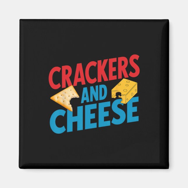 Cracker und Käse, die Vintage Halloween Cou Magnet (Vorne)