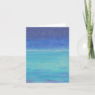 Crackfresco Karibisches Blaues Meer Karte