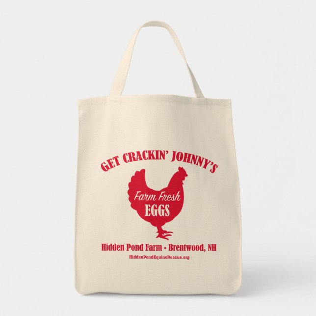 Crackin' Johnny's Grocery-Tasche Tragetasche (Vorne)