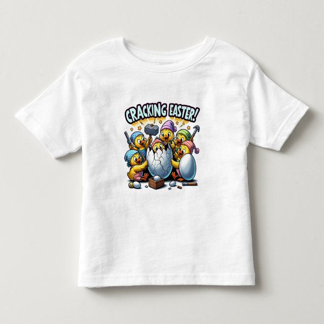 Cracking Easter Fun Kleinkind T-shirt (Vorderseite)