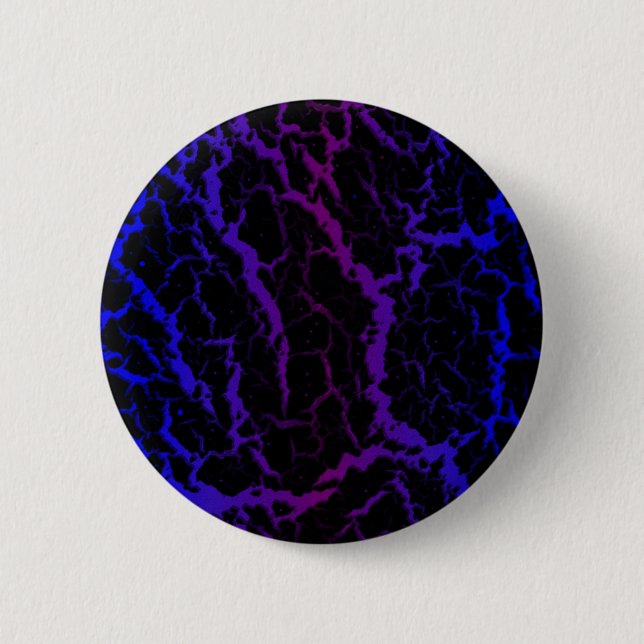 Crackraum Lava - Blau/Lila Button (Vorderseite)