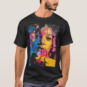 Cracks Paint Mural Beauty Skin Deep T-Shirt