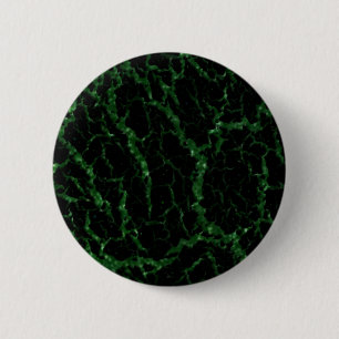 Cracks Space Lava - Glitzer Green Button