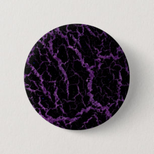 Cracks Space Lava - Glitzer Lila Button