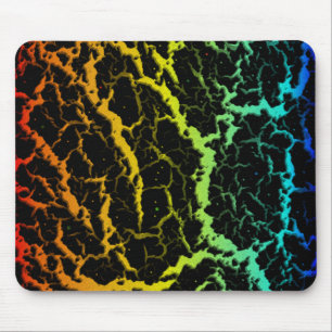Cracks Space Lava - Heat ROYCB Mousepad