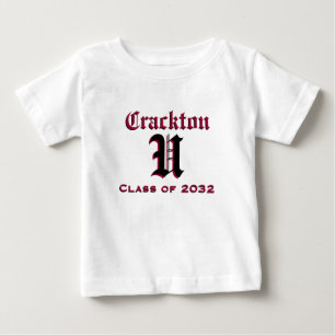 Crackton U für Kinder - Klasse von 2032 Baby T-shirt