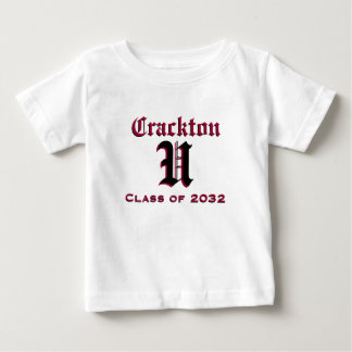 Crackton U für Kinder - Klasse von 2032 Baby T-shirt