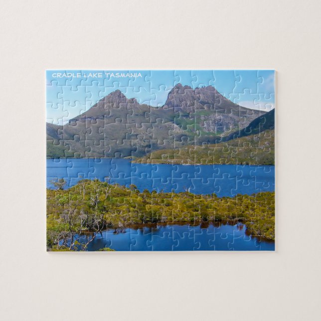 Cradle Lake Tasmania Australien Puzzle (Horizontal)