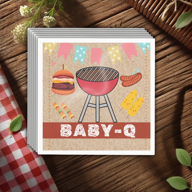 Craft Baby Q Grill Babydusche Serviette (Von Creator hochgeladen)