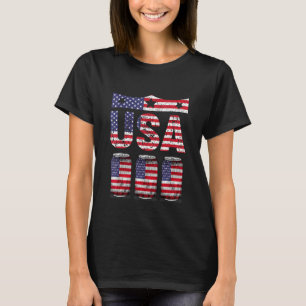 Craft Beer Amerikanische Flagge USA 4. Juli Brauer T-Shirt