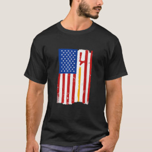 Craft Beer Brewery IPA Drinks American Flag USA T-Shirt