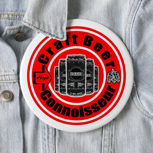 Craft Beer Connoeur Button (Beispiel)