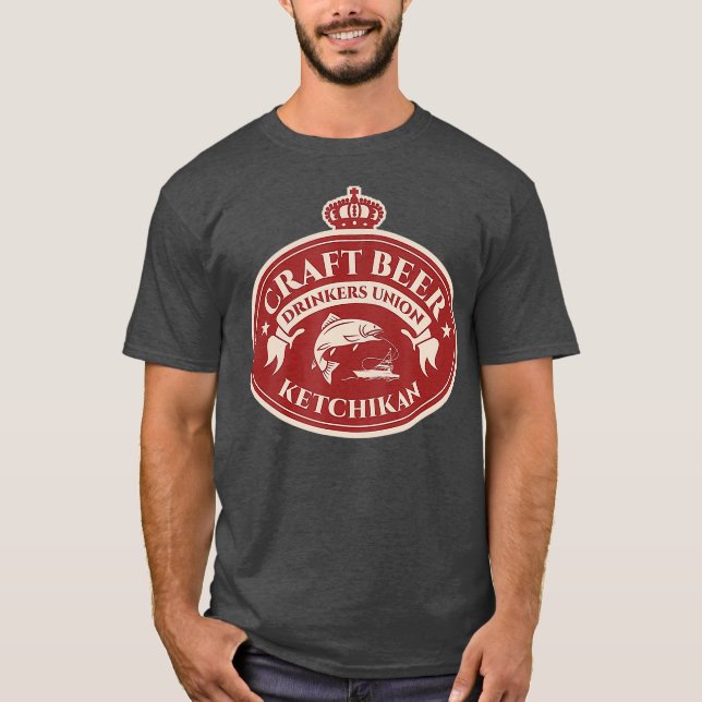 Craft Beer Lovers Ketchikan Alaska T-Shirt (Vorderseite)