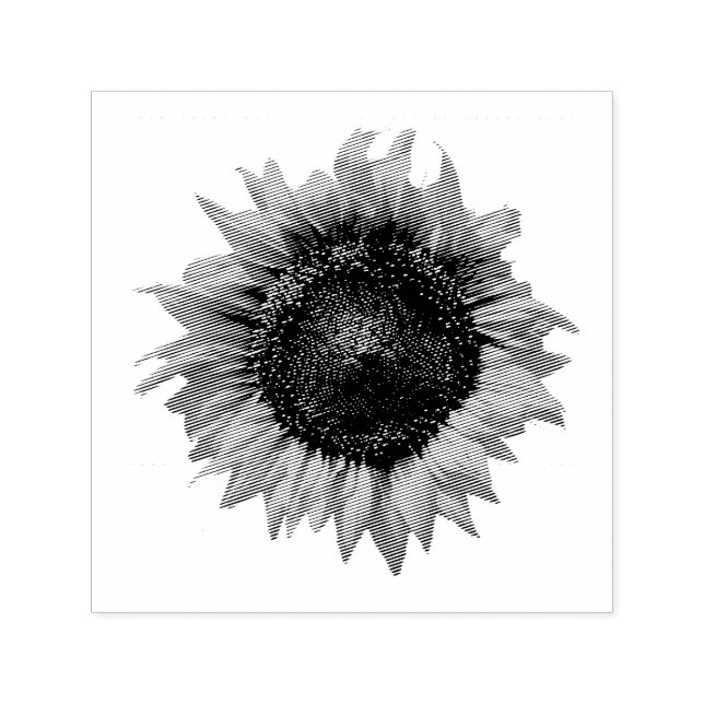 Craft Deko Big Vintag Sunflower Permastempel (Design)