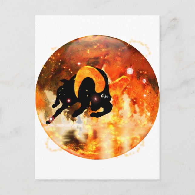 Craft Dungeon Zodiac - Aries Postkarte (Vorderseite)