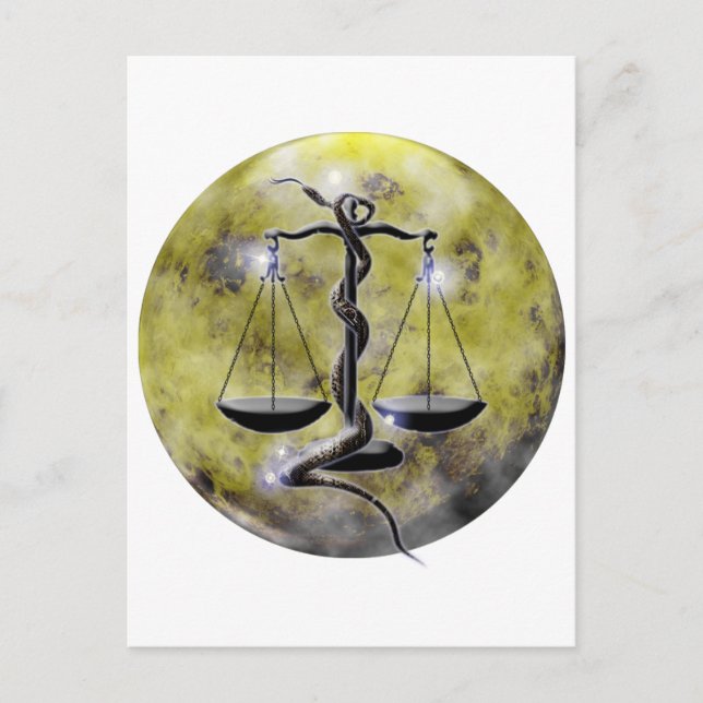 Craft Dungeon Zodiac-Libra Postkarte (Vorderseite)