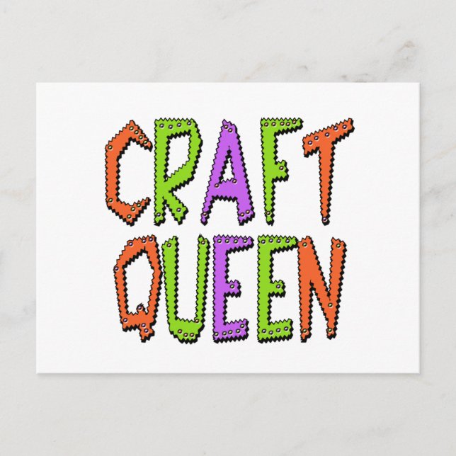 Craft Queen Postkarte (Vorderseite)