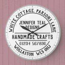 Craft Shop Wall Uhr