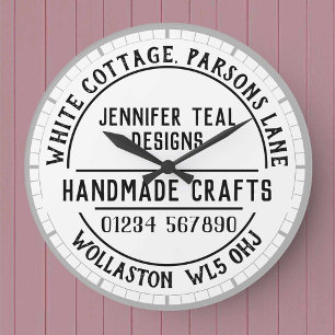 Craft Shop Wall Uhr