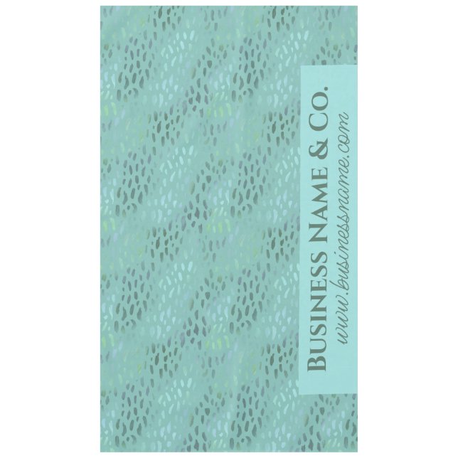 Craft Show Promoter Pop Grün Tischdecke (Vorderseite)