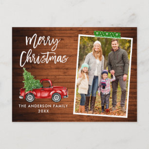 Craft Tape Brush Script Truck Wohnen Weihnachten Postkarte