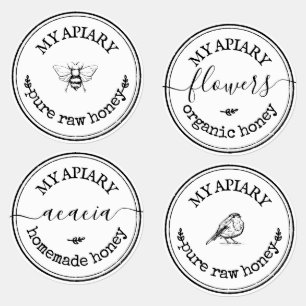 Crafter Business Artist Round Iron Logo Etiketten