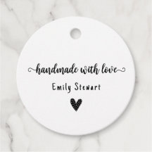 Crafter Dankeschön Kleidungsetikett für handgefert