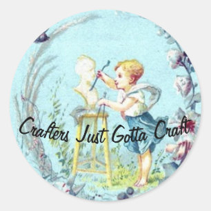 Crafters Gotta Craft Sticker