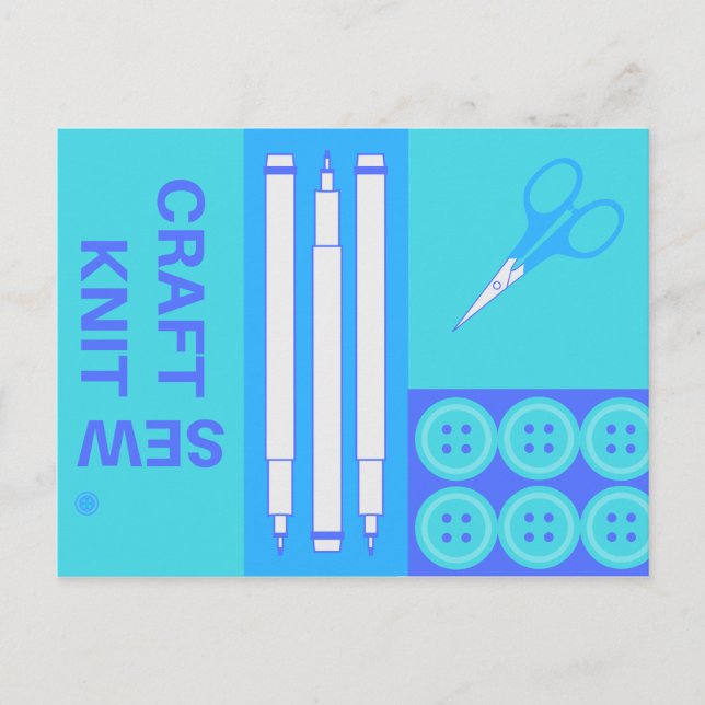 Crafters Postcard Postkarte (Vorderseite)