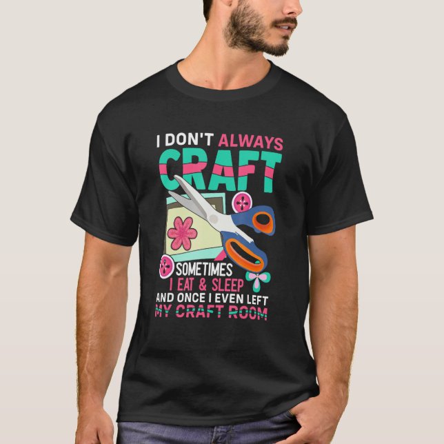 Crafters Scrapbook Craft Room Scrapbooking Craftin T-Shirt (Vorderseite)
