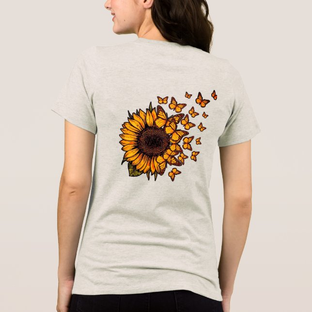 Craftilo Women's Tri-Blend Shirt (Rückseite)