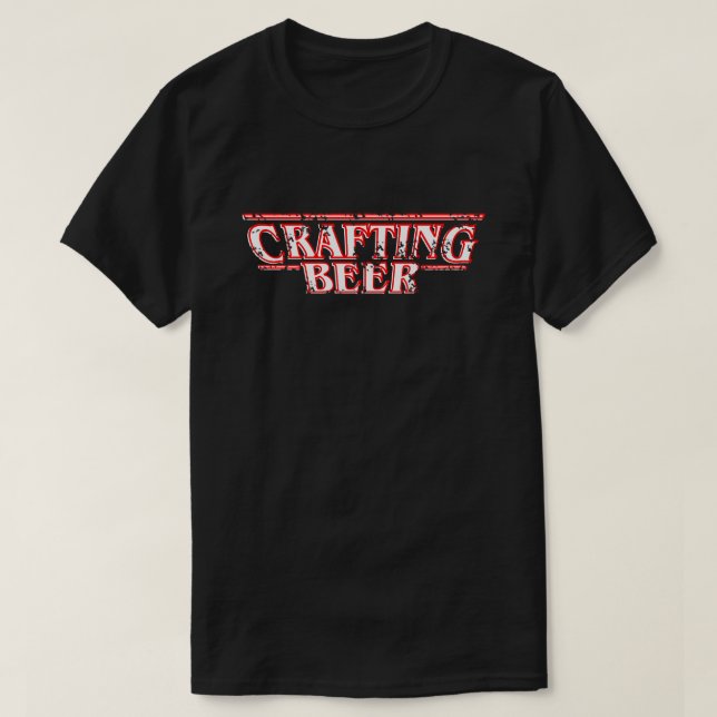 Crafting-Biere T-Shirt (Design vorne)