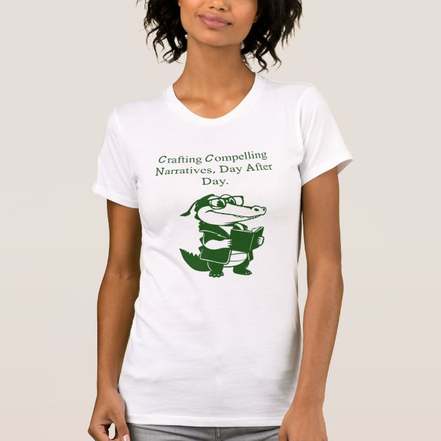 Crafting Compelling Narratives Writer Design T-Shirt (Vorderseite)