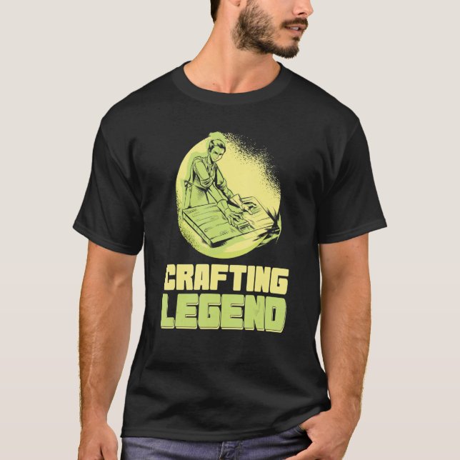 Crafting Legend Sewing Knitting Handwork Tinker Cr T-Shirt (Vorderseite)