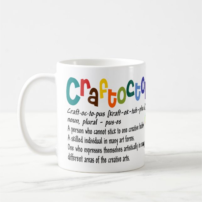Craftoctopus-Tasse Kaffeetasse (Links)