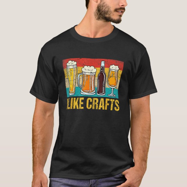 Crafts Beer  Drinking Drinkers Men Women T-Shirt (Vorderseite)
