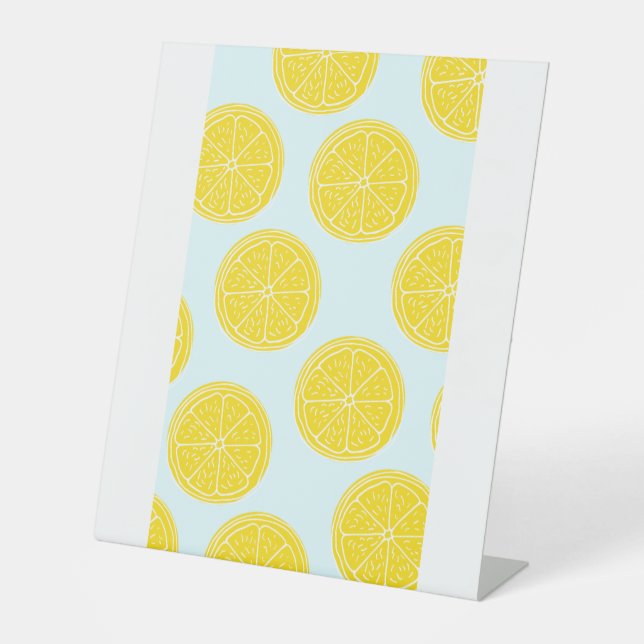 Crafts party décor lemo sockelschild (Vorderseite)