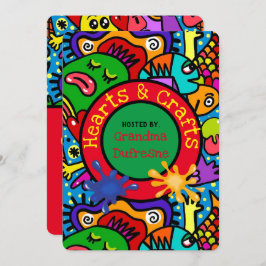 Crafts Playdate Einladung