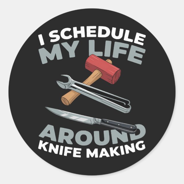 Craftsmanship Metalwork Runder Aufkleber (Vorderseite)